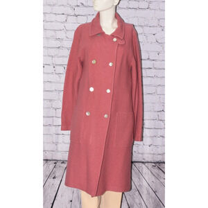 Martine Douvier Wool Double Breasted Topper Coat Size 36/Small